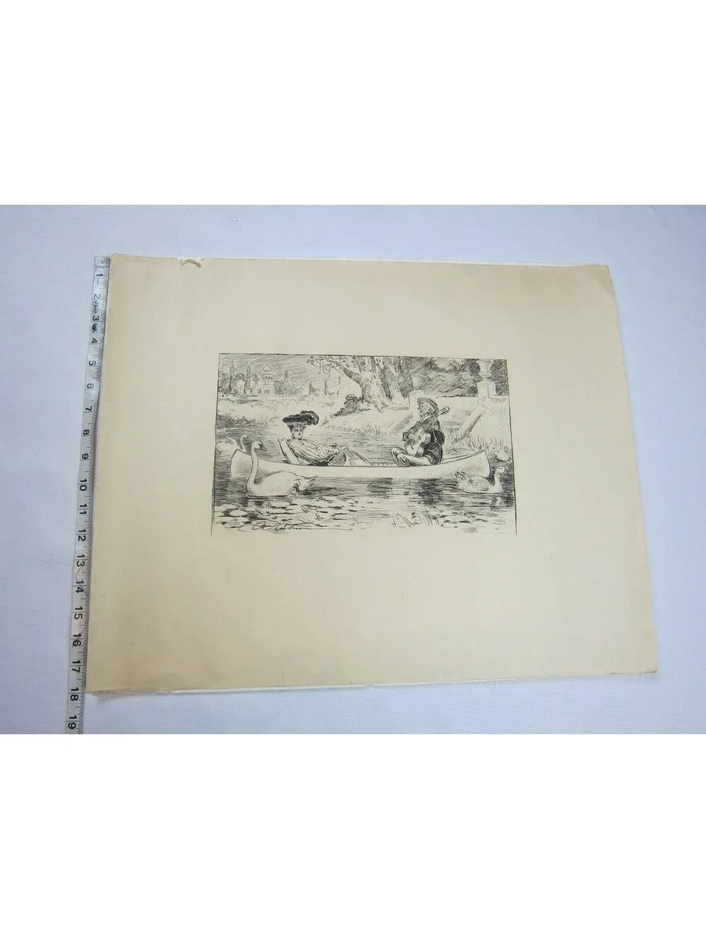 Antique 1904 Charles Dana Gibson Print 
